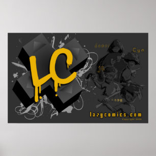 Poster Grand croquis de LC LazyComics