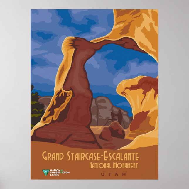 Poster Grand Escalier-Escalante (Devant)