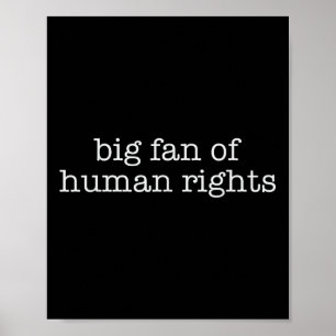 Poster Grand fan des manifestations pour les droits de l'