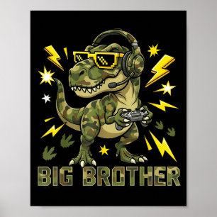 Poster Grand frère bébé frère garçon maternité de l'école