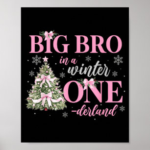 Poster Grand frère dans une fille d'anniversaire Onederla