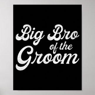 Poster Grand frère du marié pour hommes garçons maillots