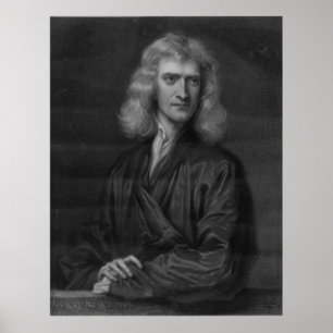 Poster Grand Isaac Newton Imprimer en haute résolution