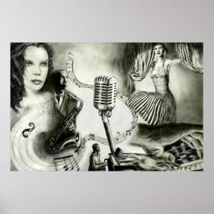 Poster Grand jazz 4 36'x24'