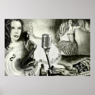 Poster Grand jazz 4 36'x24'