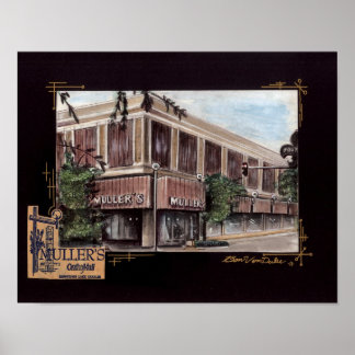 Poster Grand magasin Mullers