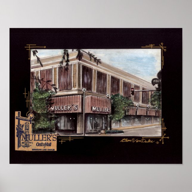 Poster Grand magasin Mullers (Devant)