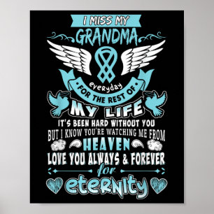 Poster Grand-mère est mon Ange Gardien Manquant Memorial 