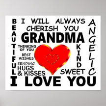 Grand-mère, je t'aime