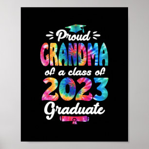 Poster Grand-Mère Senior 23 Fier Grand-Mère D'Une Catégor