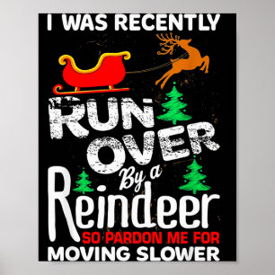 Poster Grand-mère s'est fait écraser par un renne Noël al