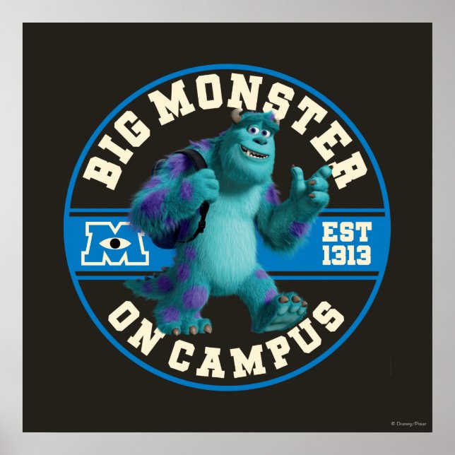 Poster Grand monstre sur le campus (Devant)