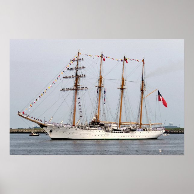 Poster Grand navire Esmeralda (Devant)