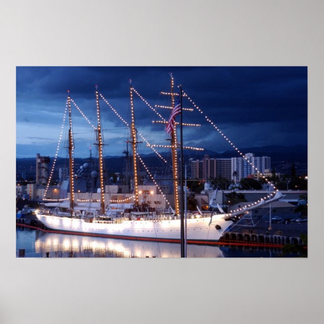 Poster Grand navire Esmeralda (Devant)