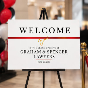 Poster Grand Opening Welcome Sign
