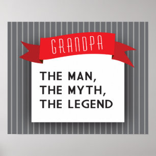 Poster Grand-Père - L'Homme, Le Mythe, La Légende