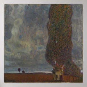 Poster Grand peuplier II — Gustav Klimt (1903)