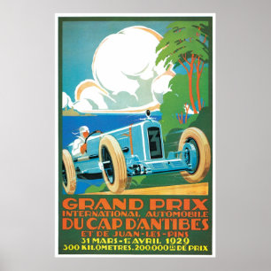 Poster Grand prix Du Cap Dantibes