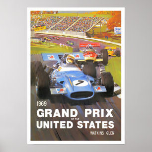 Poster Grand Prix Watkins Glen 1969