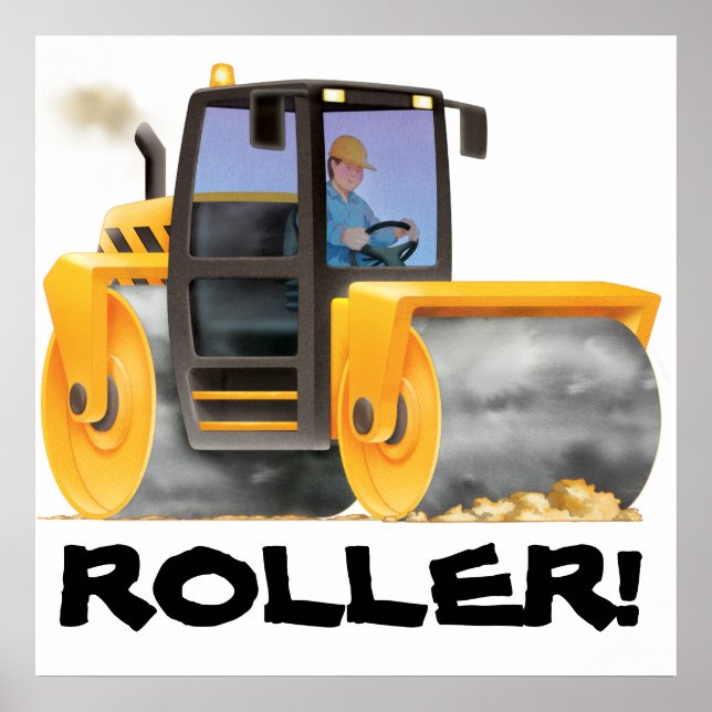 Poster GRAND rouleau de construction pour enfants (Devant)