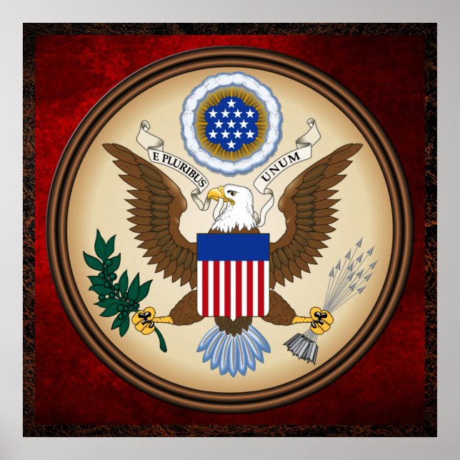 POSTER GRAND SCEAU DES ÉTATS-UNIS (Devant)