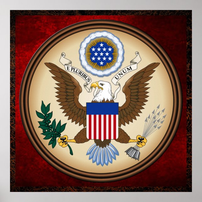 POSTER GRAND SCEAU DES ÉTATS-UNIS (Devant)