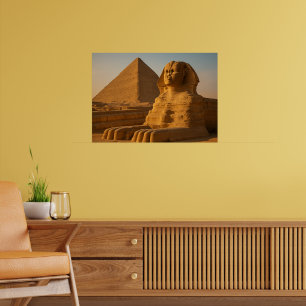 Poster Grand Sphinx & Pyramides Wall Art
