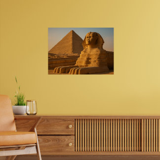 Poster Grand Sphinx & Pyramides Wall Art