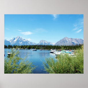 Poster Grand Teton National Park landscape photography