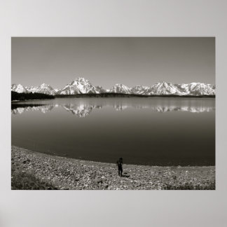 Poster Grand Teton National Park Vue Pittoresque