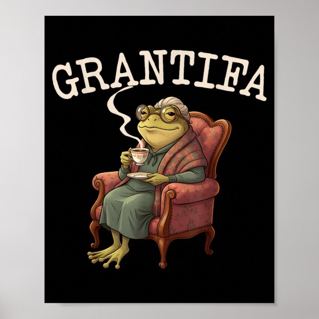 Poster Grand Tifa Frog Funny Graphic Men Women  (Devant)