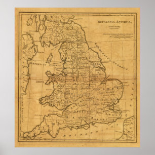Poster Grande-Bretagne antique