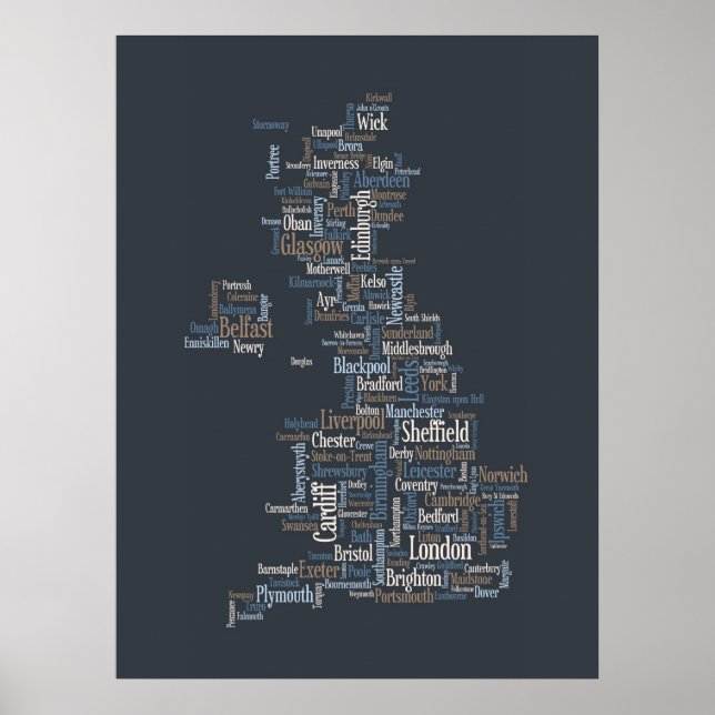 Poster Grande-Bretagne Royaume-Uni (Devant)