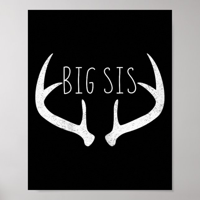 Poster Grande Chemise Soeur - Grosse Chasse De Cerfs De S (Devant)