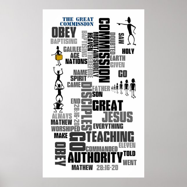 Poster Grande Commission Mathew 28 (v1) (Devant)