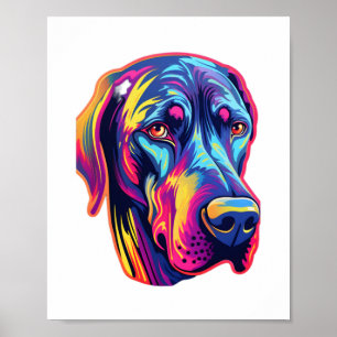 Poster Grande conception Dane Neon