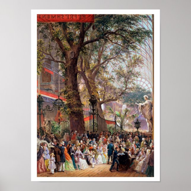 Poster Grande exposition, 1851 : intérieur (Devant)