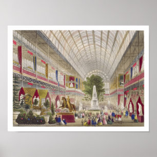 Poster Grande exposition, 1851 : Transept Sud, de Inter
