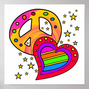 Poster Grande grande paix et amour