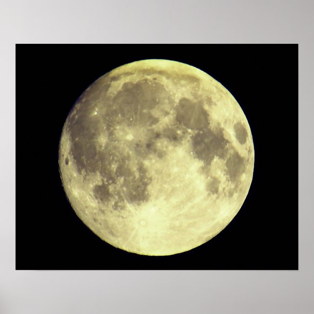 Poster Grande Lune brillante (Devant)