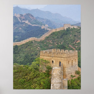 Poster Grande Muraille de Chine à Jinshanling, Chine. 2
