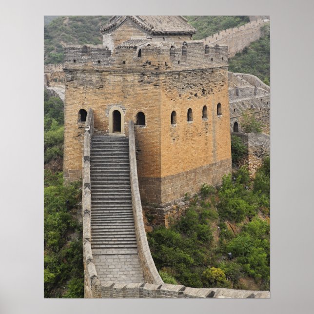 Poster Grande Muraille de Chine à Jinshanling, Chine, Asi (Devant)