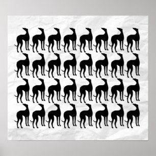 Poster Grande Muraille des lévriers