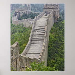 Poster Grande Muraille, Jinshanling, Chine