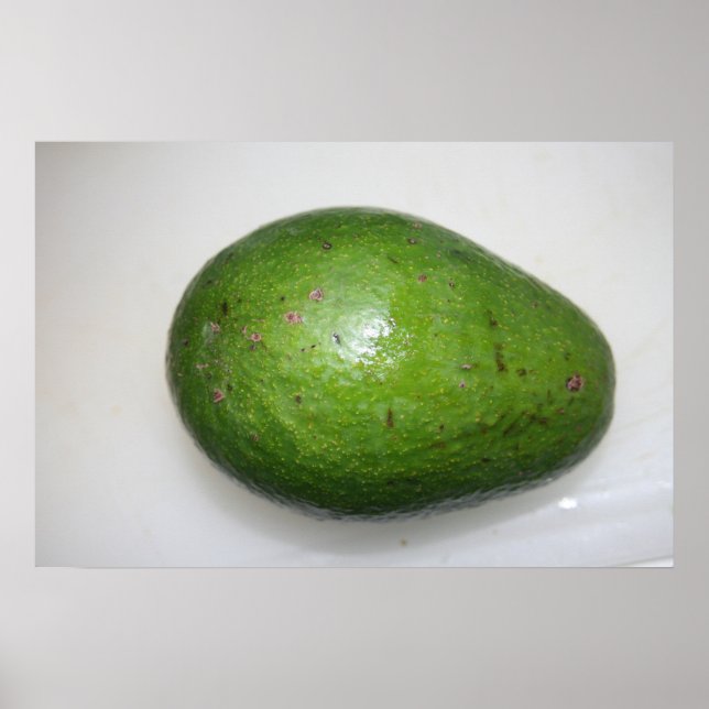Poster grande photo de fruit avacado vert (Devant)