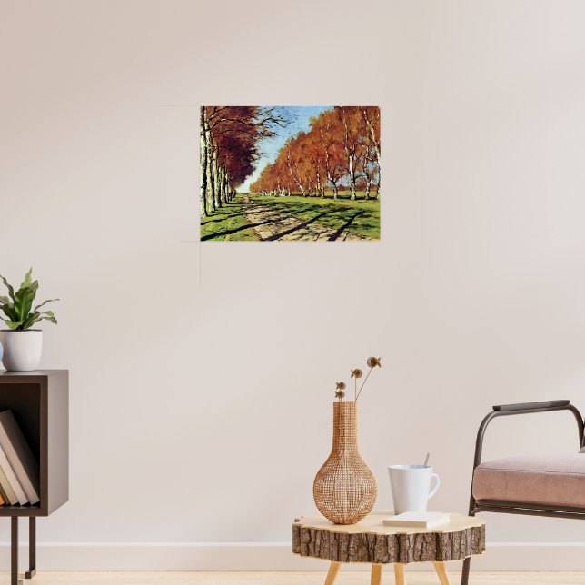 Poster Grande Route, Jour ensoleillé d'automne (Salon 3)