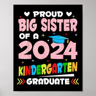 Poster Grande Soeur De 2024 Diplôme D'Études Secondaires 