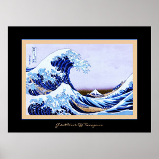 Poster Grande vague au large de Kanagawa