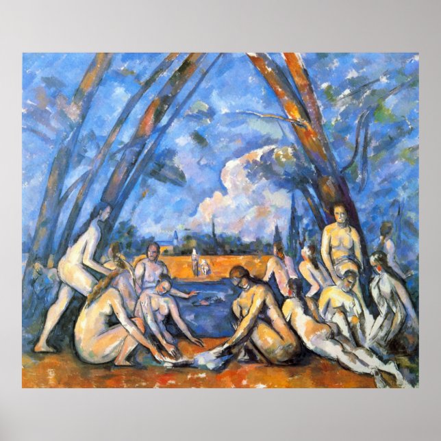 Poster Grandes Baies 2 de Paul Cezanne (Devant)