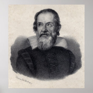 Poster Grandes oeuvres d'art Galileo Galilei